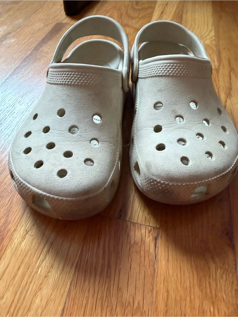 CROCS Kids Classic Clogs in Cream